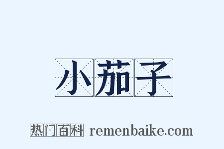 小茄子是什么意思的图片